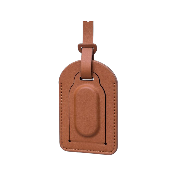 Tan Luggage Tag