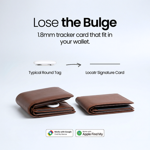 The Locatr Signature Tracking Card