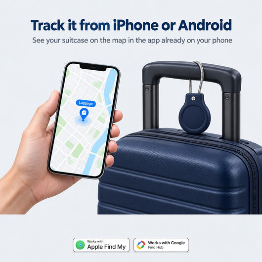 Anti-Theft Trackable Luggage Tag