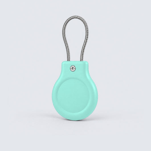 Anti-Theft Trackable Luggage Tag in Aquamarine