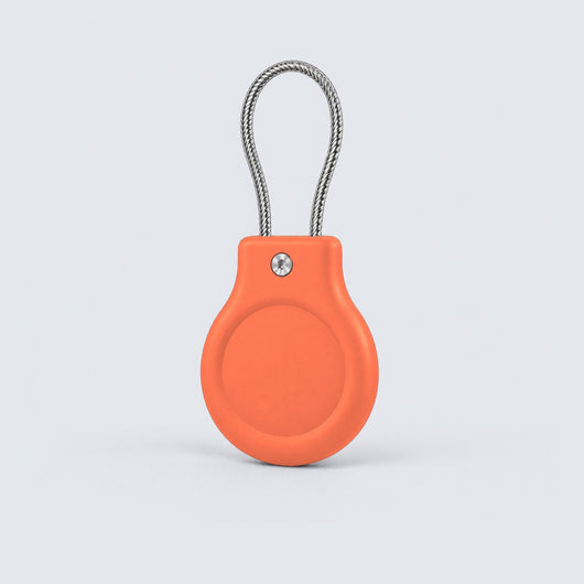 Anti-Theft Trackable Luggage Tag in Orange