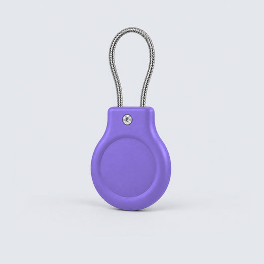 Anti-Theft Trackable Luggage Tag in Purple