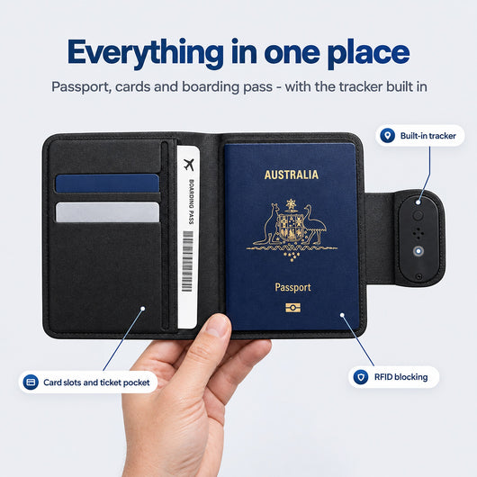 Trackable Passport Holder